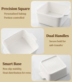 5x5 Small Baking Dish for Oven, 28 Oz Individual Ceramic Casserole Dish - Image 8