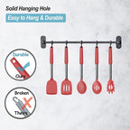 Silicone Spatula and Cooking Spoon, 5 Pack Non-Stick Cooking Utensils - Image 6