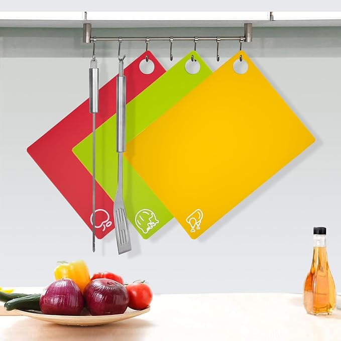 GoodLuck 10 Pieces Flexible Cutting Boards - Image 5