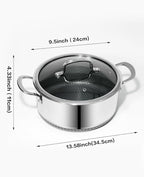 USELUCK Nonstick 5-QT Stock Pot - Image 2