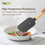 Silicone Spatula Set, Food Grade Rubber Spatula-5 Piece Nonstick Rubber Spatulas - Image 4