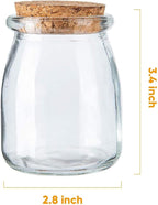 Brajttt Glass Mini Yogurt Jars 40 Pack, 7 oz Favor Jars - Image 2