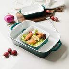 Sweejar Ceramic Bakeware Set, Rectangular Baking Dish - Image 4