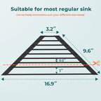 Corner Sink Caddy, Ohuhu Sponge Holder - Image 3
