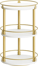 Yatiney 3-Tier Lazy Susan, Rotating Spice Rack, Spinning Organizer, Industrial by Yatiney