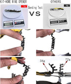 Professional Waiter Corkscrew Wine Openers Set, Heavy Duty Stainless Steel - Image 4