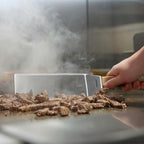 Stainless Steel Metal Spatula, Long Griddle Spatula, Hamburger Smasher Turner - Image 9