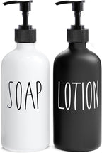 MOMEEMO Soap Dispenser Bathroom Set, Contains Hand and Lotion Dispenser by MOMEEMO