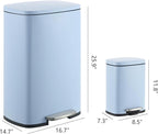 happimess HPM1006H Connor Rectangular 13-Gallon Trash Can - Image 4