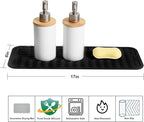 ZLR 2 Pcs Silicone Sponge Holder & Sink Caddy Tray - Image 2