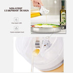 Marbrasse Oil Dispenser for Kitchen, 20 OZ /600ml Leakproof Glass Oil Bottle - Image 5