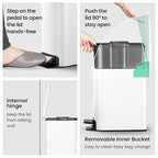 Cesun Small Bathroom Trash Can - Image 4