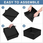 Criusia Drawer Organizer Clothes 12 Pack - Image 7