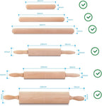 YYST Rolling Pin Holder Rolling Pin Display Rack Rolling Pin Storage - Image 3