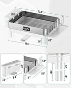 Dish Racks, Thicker Premium 304 Stainless Steel Dish Drying Rack - Image 7