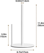 Paper Towel Holder White Kitchen Roll Holder, Paper Towel Holder - Image 6