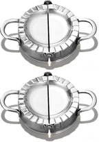 Stainless Steel Dumpling Ravioli Maker Press, 2 Pack Pierogi Mold - Image 2
