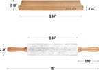 Zulay Kitchen 17-Inch Marble Rolling Pin - Image 5
