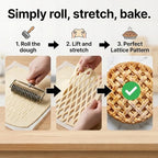 Lattice Pastry Cutter, Professional Lattice Roller - Image 4