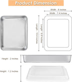 E-far Toaster Oven Baking Pan - Image 3