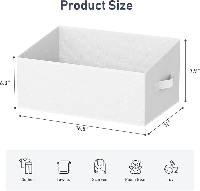 DIMJ Closet Storage Bins 8 Pack - Image 2
