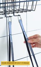 JETKONG 2 Pcs 12-Inch Cooking Tweezer Tongs Stainless Steel Kitchen Tweezers - Image 4