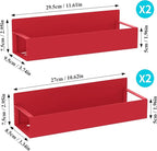HuggieGems 4 Pack Magnetic Spice Storage Rack Organizer - Image 7