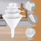 4 PCS Plastic Kitchen Funnel Set - Image 5