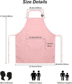 15 Pcs Adult Aprons Bulk with Pockets Adjustable Bib Chef Apron - Image 5