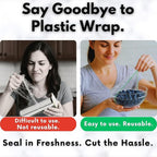 Plastic Bowl Covers, Elastic Reusable Food Covers - Image 3