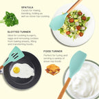 MIBOTE Silicone Cooking Kitchen Utensils Set - Image 5