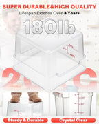 12 Quarts Sous Vide Container: 8 PCS Commercial Food Storage Containers - Image 6