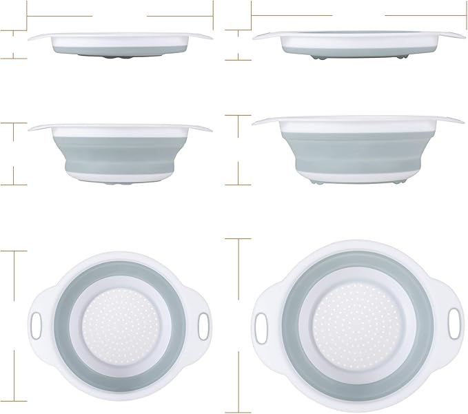 Colander Collapsible, Kitchen Strainer Colander, Collapsible Colander - Image 7