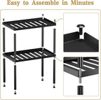 Cabinet Organizer Shelf, 2 Tier Kitchen Cabinet Organizer - Image 8