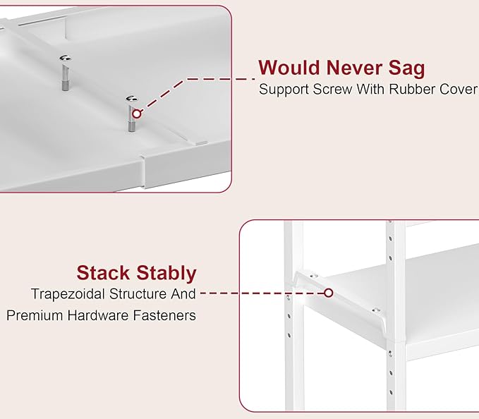 X-cosrack 12" Wide 100LBS Loading-Bearing Heavy Duty Kitchen Storage Shelf - Image 8
