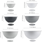 BoxedHome BPA Free Plastic Round Mixing Bowl - Image 3