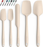 Coukre Silicone Spatula Set of 5, High Temperature Resistant, Food Grade by Coukre