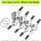 Measuring Cups & Spoons Set of 18 - Image 3