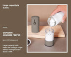 Stainless Steel Rechargeable Electric Salt and Pepper Grinder Set – USB Charging - Image 3