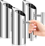 Funnymoom 3 Pack 35oz/1l Stainless Steel Water Pitcher Modern Metal Pitcher by Funnymoom