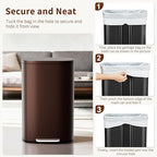 PayLessHere Stainless Steel Trash Can - Image 6