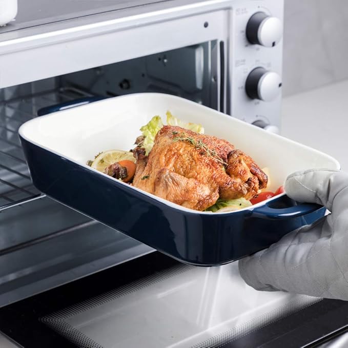 Sweejar Ceramic Bakeware Set, Rectangular Baking Dish - Image 3