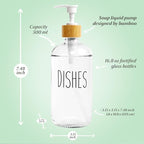 LOOCHICA Clear Glass Soap Dispenser Set - Image 7