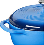 Lodge 4.5 Quart Enameled Cast Iron Dutch Oven - Image 9