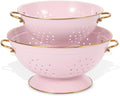 Metal Colander Set of 2, Strainer Basket by Unknown