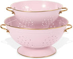 Metal Colander Set of 2, Strainer Basket by Unknown