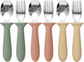 Eascrozn 6 Pack Toddler Utensils, kids Silverware by Eascrozn