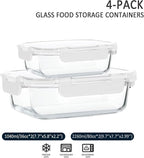 Extra Large Glass Food Storage/Baking Containers Set - Image 2
