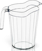 DecorRack 6 Pack - 75 oz Polycarbonate Plastic Pitcher Beverage Dispenser - Image 4