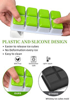 2 INCH Ice Cube Tray with Lid & Bin, Square Large Ice Cube Molds | ice trays - Image 2